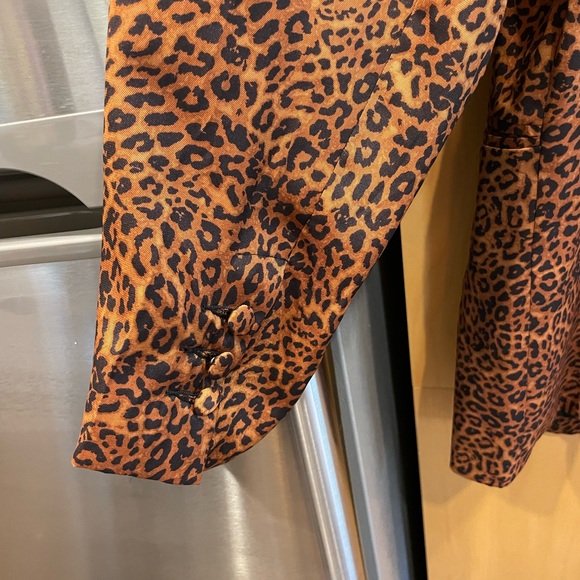 WORN ONCE! INC leopard blazer - Picture 7 of 10